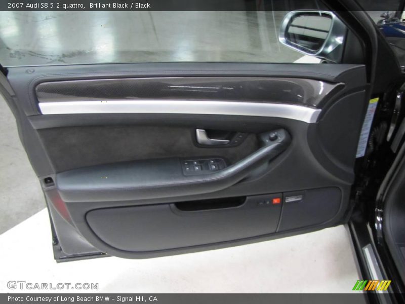 Brilliant Black / Black 2007 Audi S8 5.2 quattro