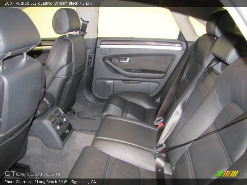 Brilliant Black / Black 2007 Audi S8 5.2 quattro