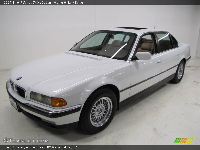 Alpine White / Beige 1997 BMW 7 Series 740iL Sedan