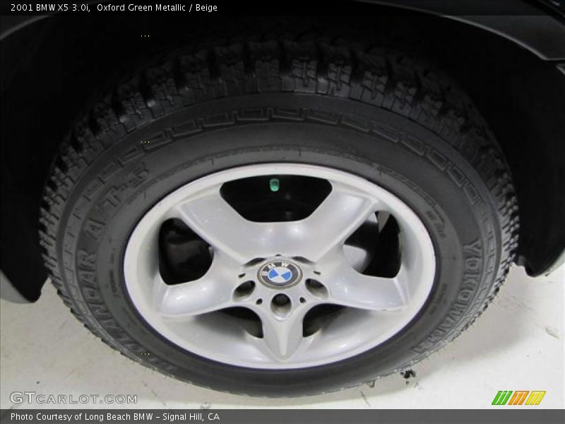 Oxford Green Metallic / Beige 2001 BMW X5 3.0i