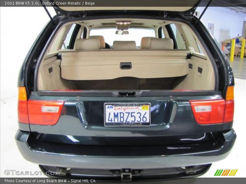 Oxford Green Metallic / Beige 2001 BMW X5 3.0i