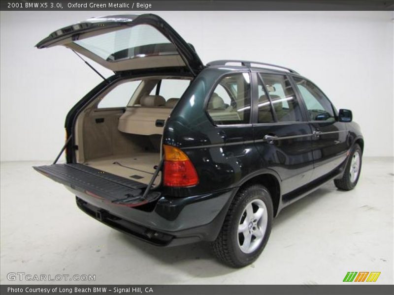 Oxford Green Metallic / Beige 2001 BMW X5 3.0i
