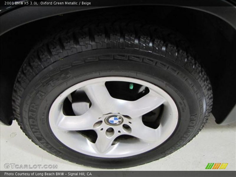 Oxford Green Metallic / Beige 2001 BMW X5 3.0i