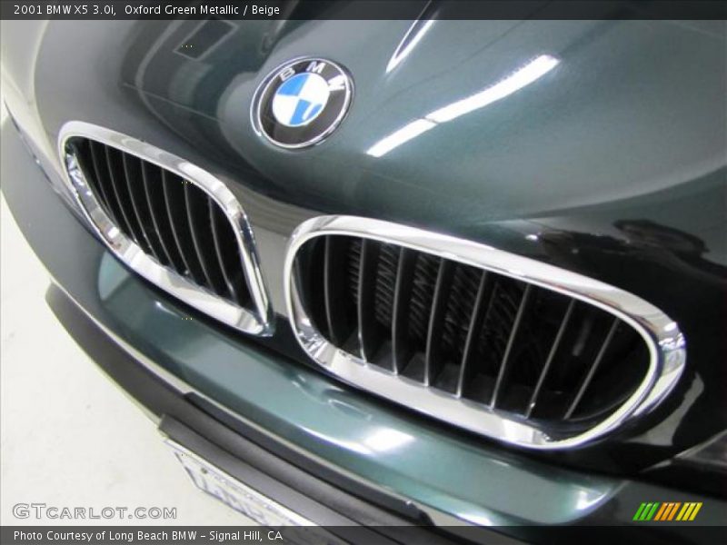 Oxford Green Metallic / Beige 2001 BMW X5 3.0i
