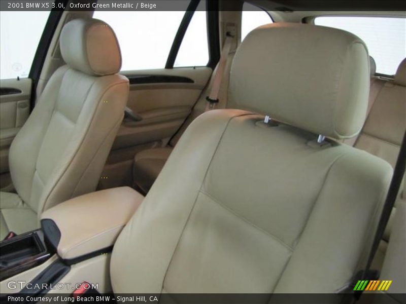 Oxford Green Metallic / Beige 2001 BMW X5 3.0i