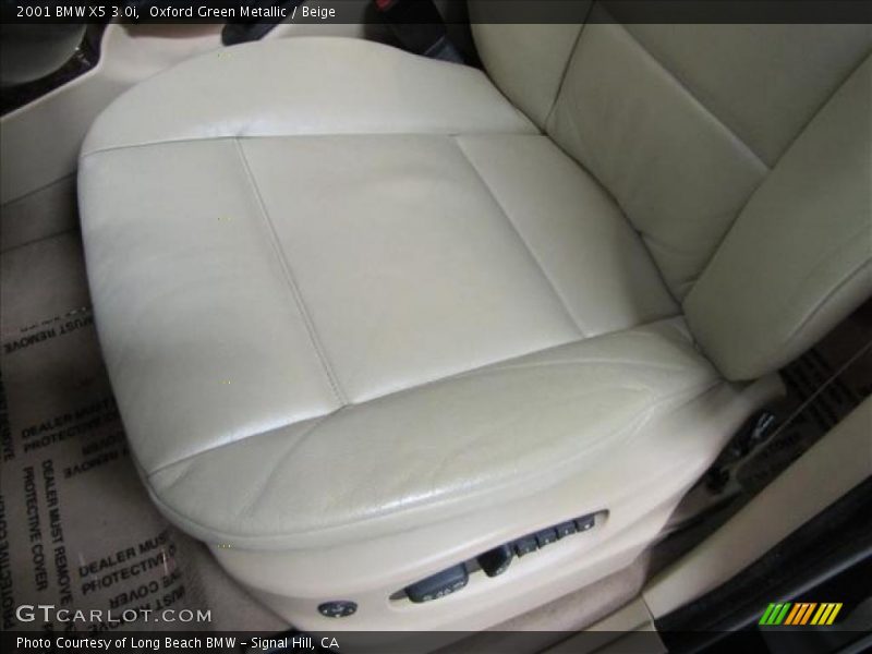 Oxford Green Metallic / Beige 2001 BMW X5 3.0i