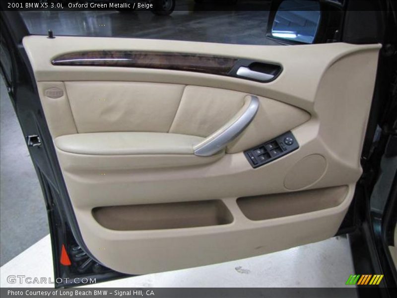 Oxford Green Metallic / Beige 2001 BMW X5 3.0i