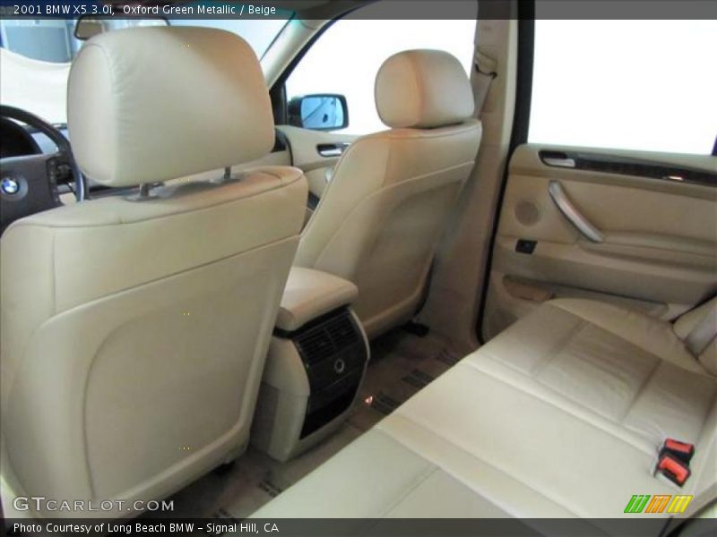 Oxford Green Metallic / Beige 2001 BMW X5 3.0i