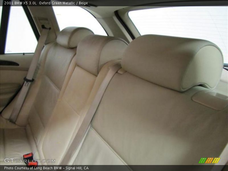 Oxford Green Metallic / Beige 2001 BMW X5 3.0i