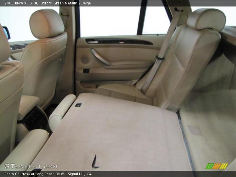 Oxford Green Metallic / Beige 2001 BMW X5 3.0i
