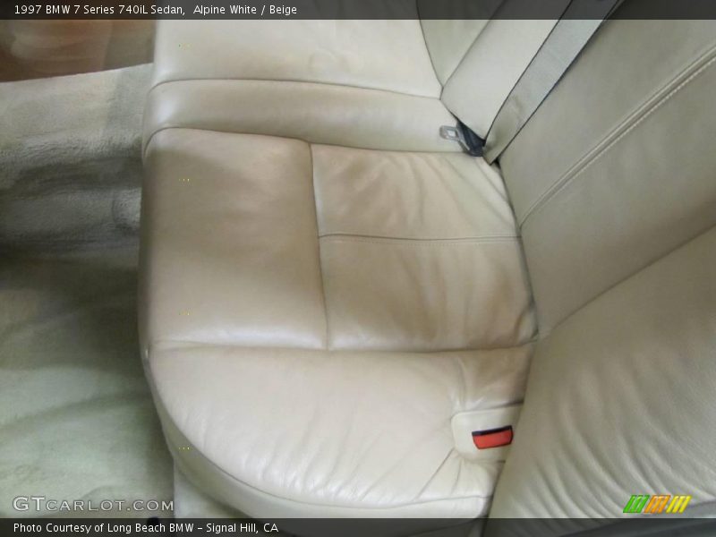 Alpine White / Beige 1997 BMW 7 Series 740iL Sedan