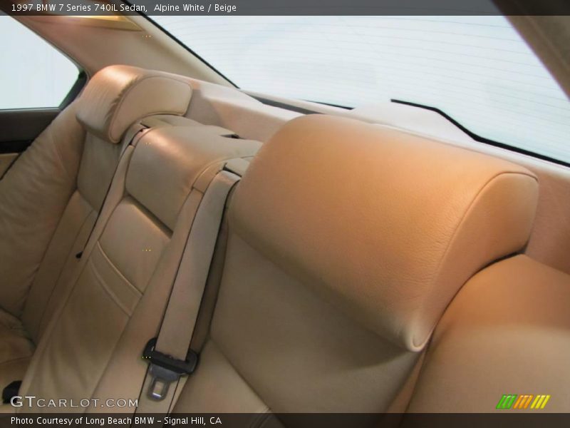 Alpine White / Beige 1997 BMW 7 Series 740iL Sedan