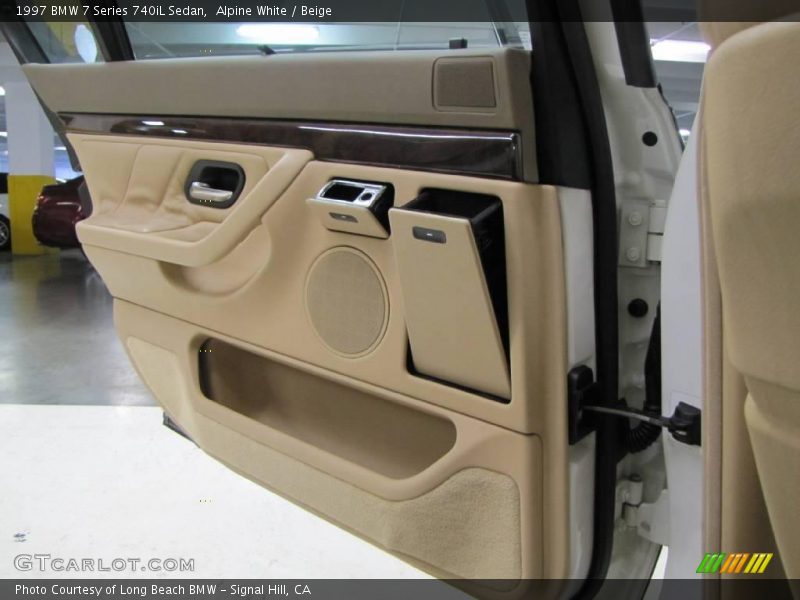 Alpine White / Beige 1997 BMW 7 Series 740iL Sedan