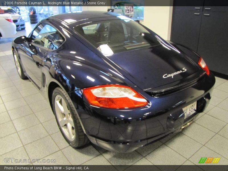 Midnight Blue Metallic / Stone Grey 2006 Porsche Cayman S