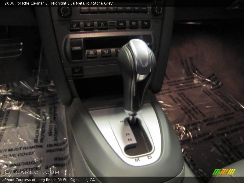 Midnight Blue Metallic / Stone Grey 2006 Porsche Cayman S
