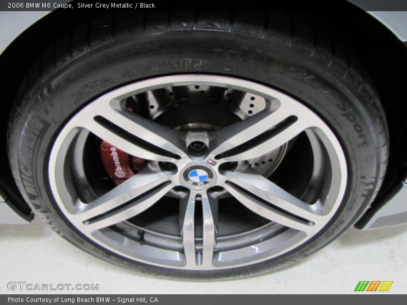 Silver Grey Metallic / Black 2006 BMW M6 Coupe