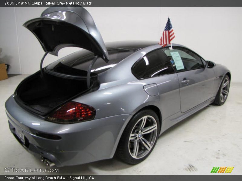 Silver Grey Metallic / Black 2006 BMW M6 Coupe