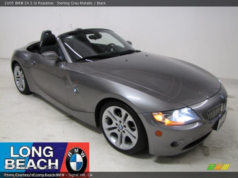 Sterling Grey Metallic / Black 2005 BMW Z4 3.0i Roadster
