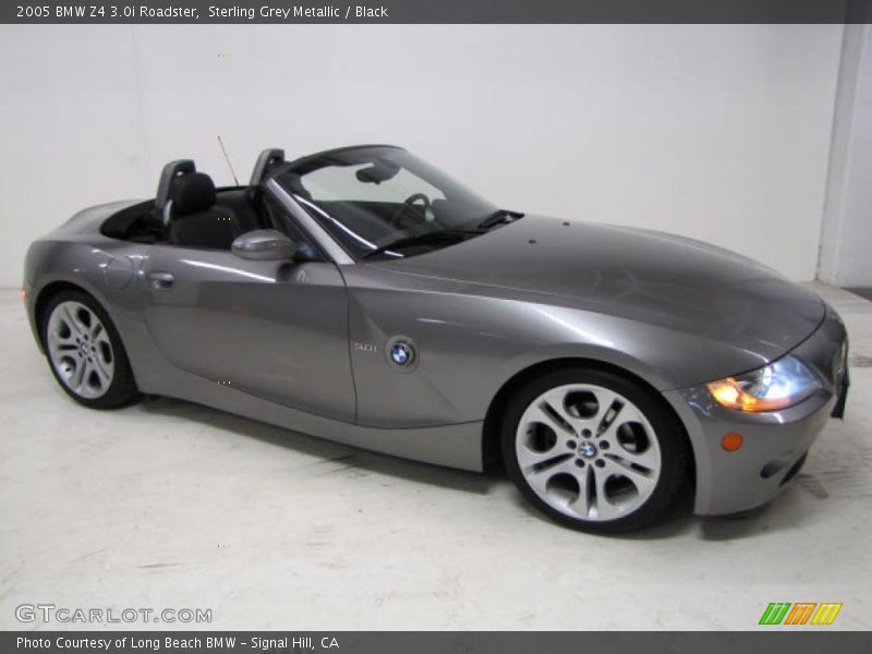 Sterling Grey Metallic / Black 2005 BMW Z4 3.0i Roadster