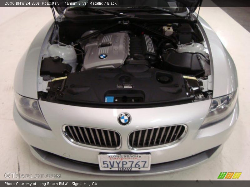 Titanium Silver Metallic / Black 2006 BMW Z4 3.0si Roadster