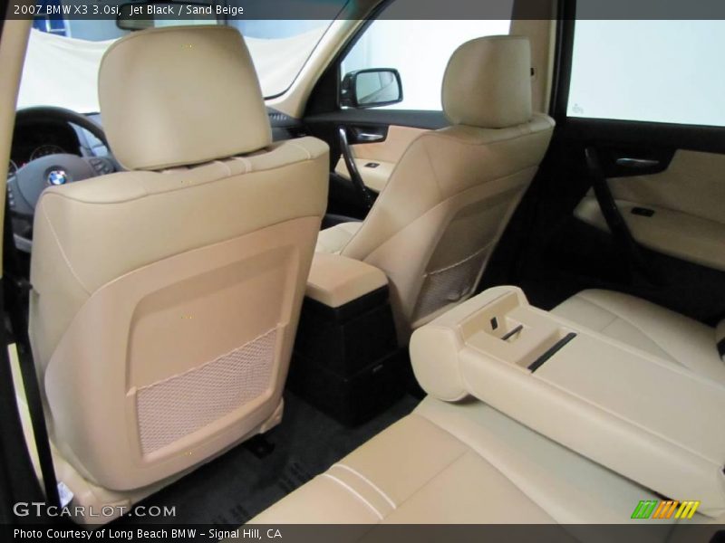 Jet Black / Sand Beige 2007 BMW X3 3.0si