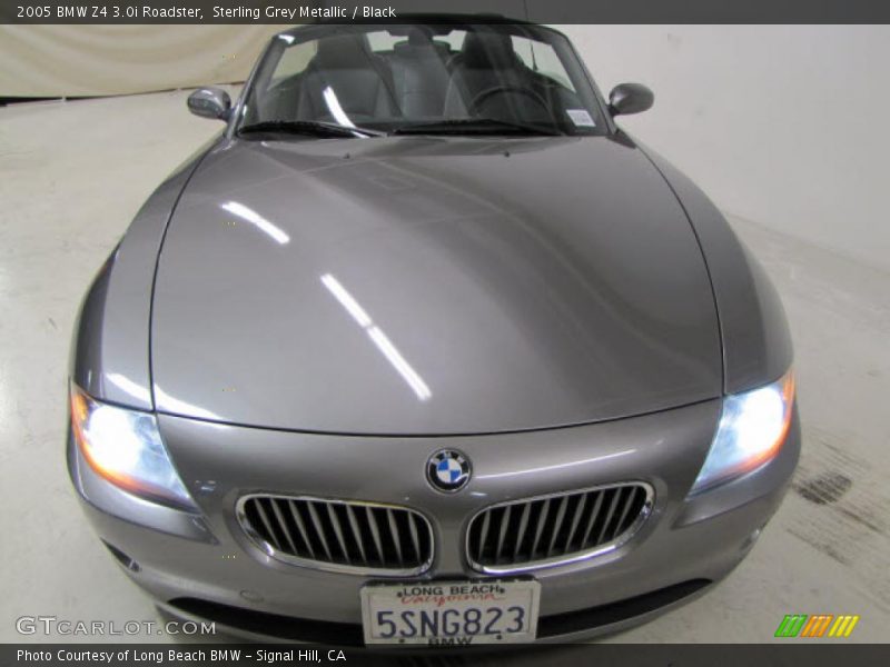 Sterling Grey Metallic / Black 2005 BMW Z4 3.0i Roadster