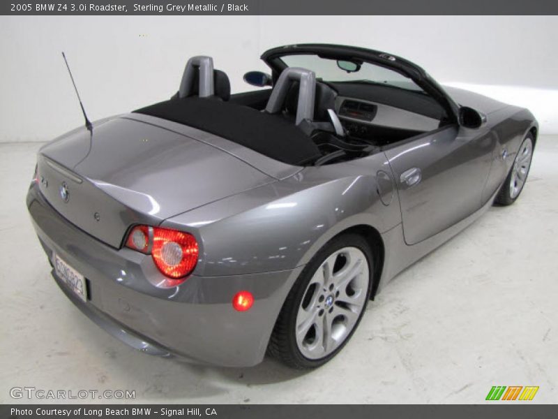 Sterling Grey Metallic / Black 2005 BMW Z4 3.0i Roadster