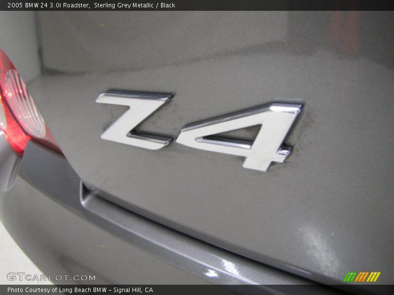 Sterling Grey Metallic / Black 2005 BMW Z4 3.0i Roadster