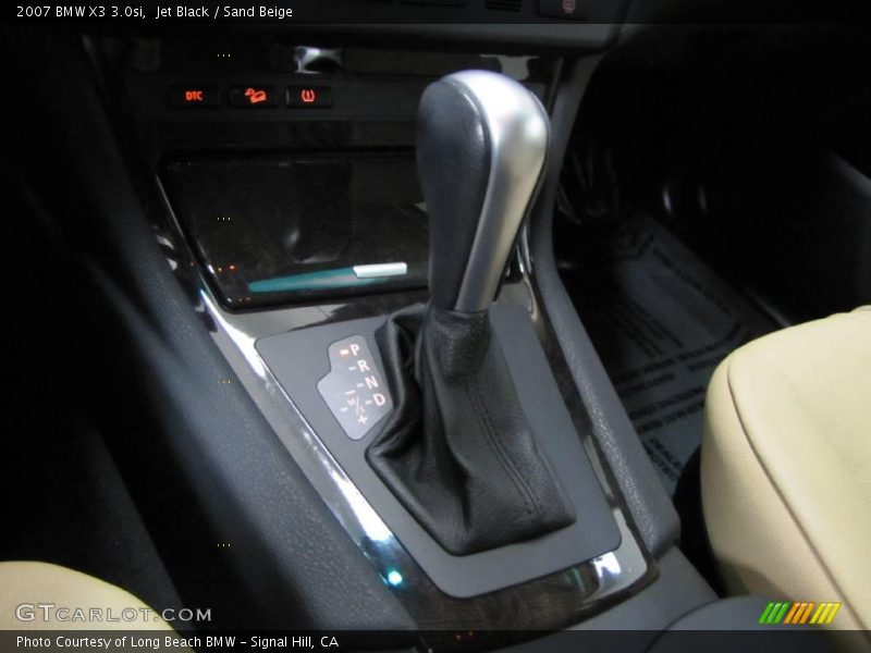 Jet Black / Sand Beige 2007 BMW X3 3.0si