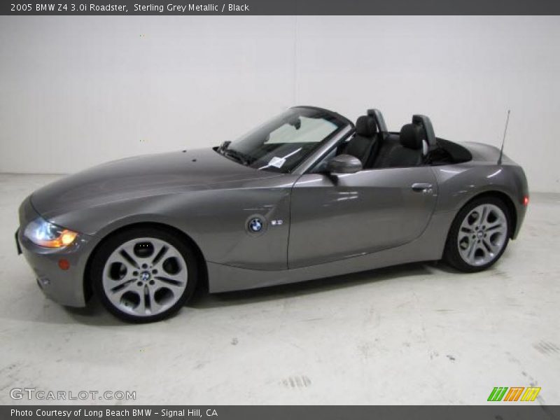 Sterling Grey Metallic / Black 2005 BMW Z4 3.0i Roadster