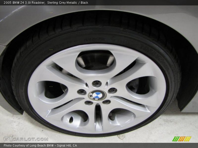 Sterling Grey Metallic / Black 2005 BMW Z4 3.0i Roadster