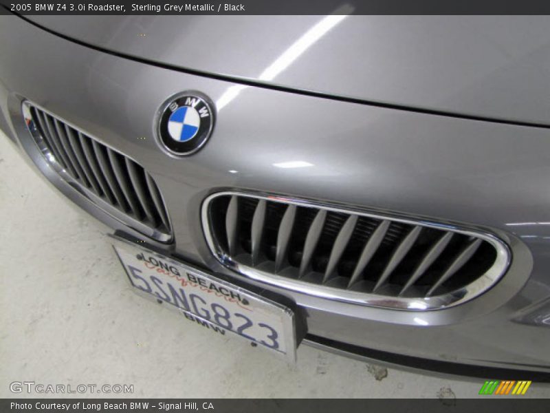 Sterling Grey Metallic / Black 2005 BMW Z4 3.0i Roadster