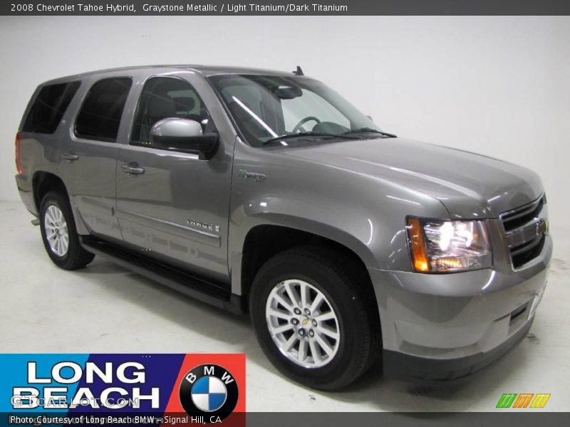 Graystone Metallic / Light Titanium/Dark Titanium 2008 Chevrolet Tahoe Hybrid