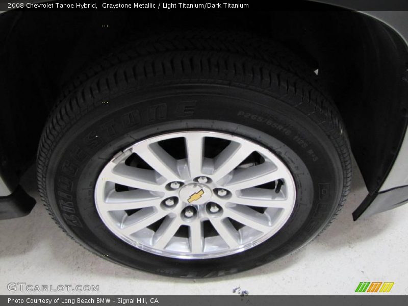 Graystone Metallic / Light Titanium/Dark Titanium 2008 Chevrolet Tahoe Hybrid