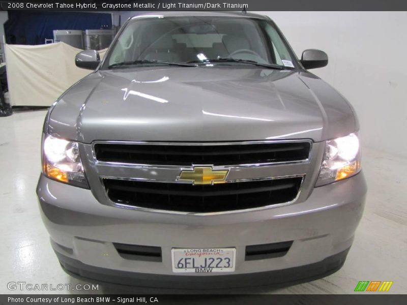 Graystone Metallic / Light Titanium/Dark Titanium 2008 Chevrolet Tahoe Hybrid