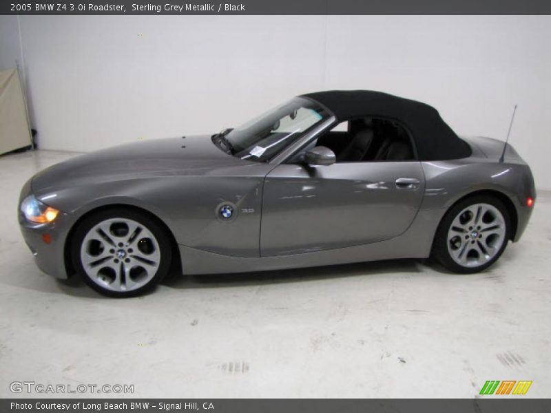 Sterling Grey Metallic / Black 2005 BMW Z4 3.0i Roadster