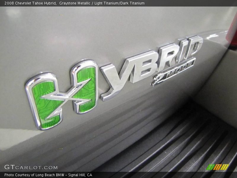Graystone Metallic / Light Titanium/Dark Titanium 2008 Chevrolet Tahoe Hybrid