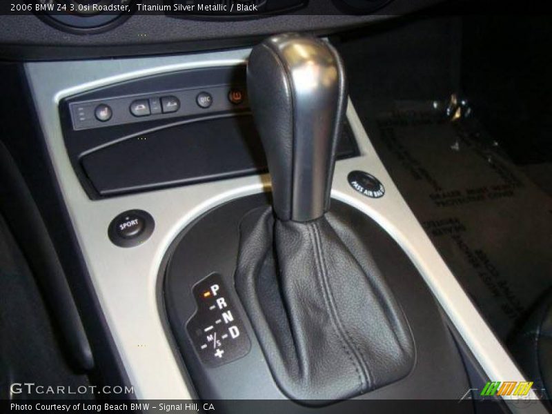 Titanium Silver Metallic / Black 2006 BMW Z4 3.0si Roadster