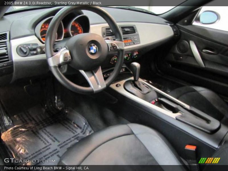 Sterling Grey Metallic / Black 2005 BMW Z4 3.0i Roadster