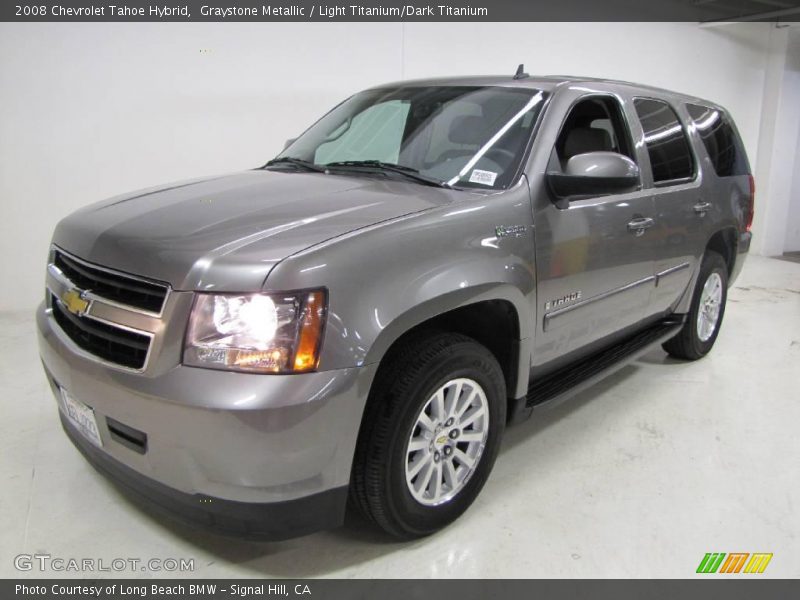 Graystone Metallic / Light Titanium/Dark Titanium 2008 Chevrolet Tahoe Hybrid