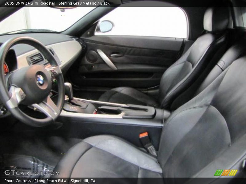 Sterling Grey Metallic / Black 2005 BMW Z4 3.0i Roadster