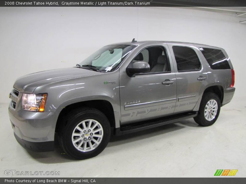 Graystone Metallic / Light Titanium/Dark Titanium 2008 Chevrolet Tahoe Hybrid