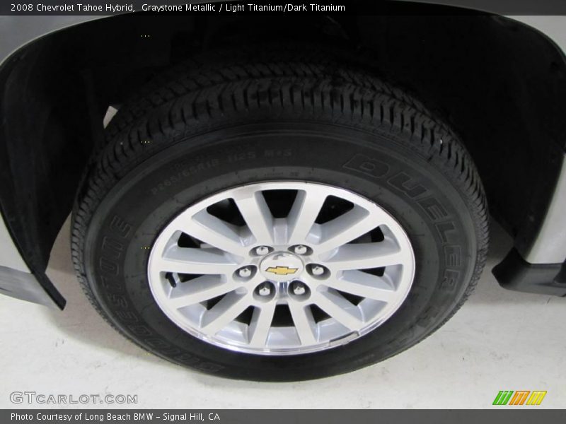 Graystone Metallic / Light Titanium/Dark Titanium 2008 Chevrolet Tahoe Hybrid