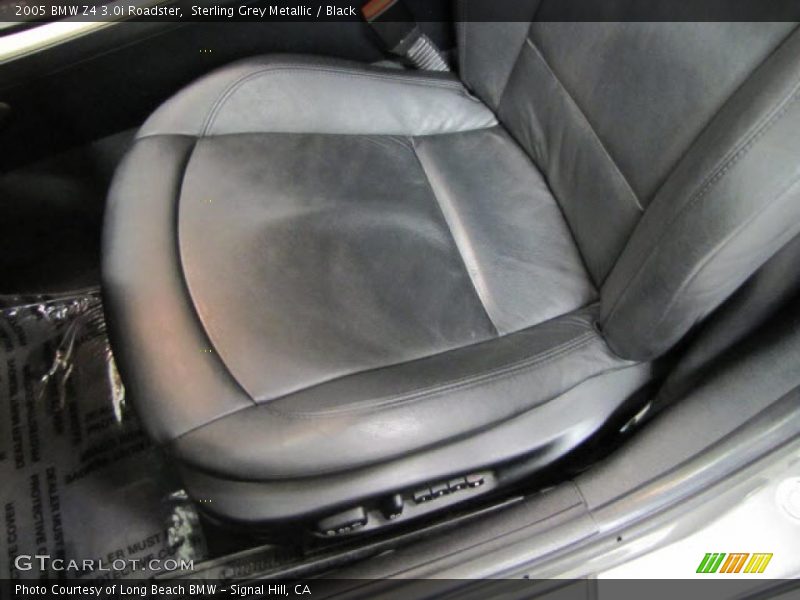 Sterling Grey Metallic / Black 2005 BMW Z4 3.0i Roadster