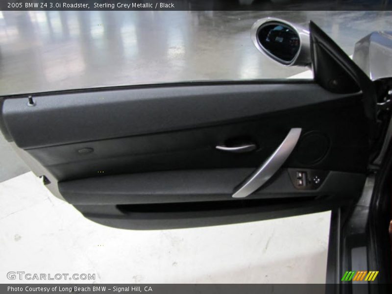 Sterling Grey Metallic / Black 2005 BMW Z4 3.0i Roadster