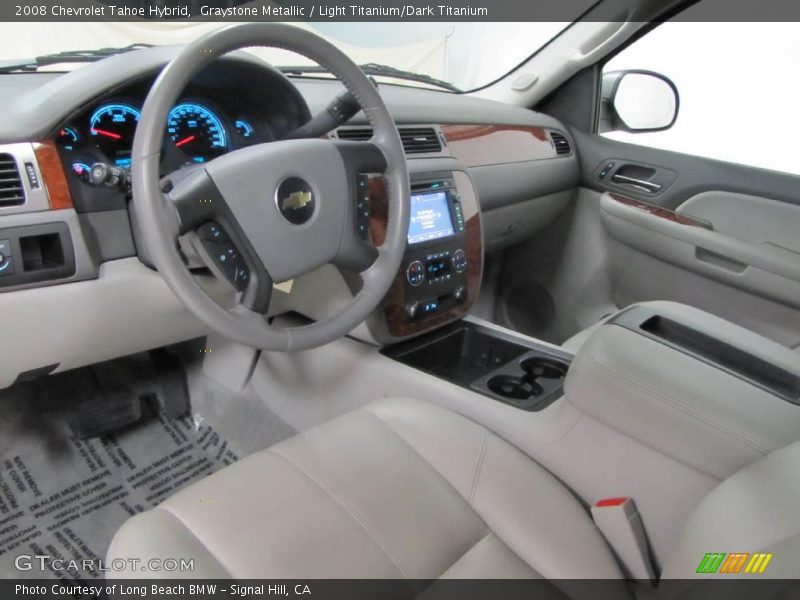 Graystone Metallic / Light Titanium/Dark Titanium 2008 Chevrolet Tahoe Hybrid