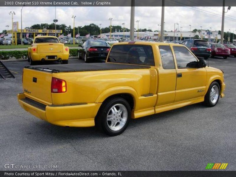Yellow / Graphite 2003 Chevrolet S10 Xtreme Extended Cab