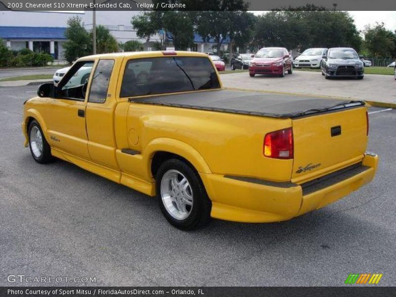 Yellow / Graphite 2003 Chevrolet S10 Xtreme Extended Cab