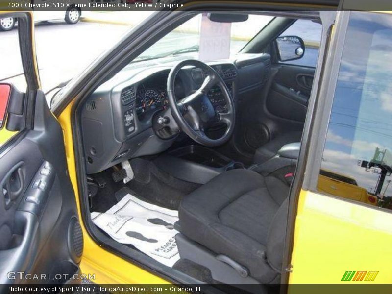 Yellow / Graphite 2003 Chevrolet S10 Xtreme Extended Cab