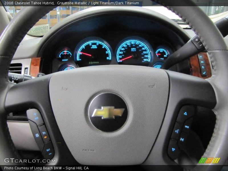 Graystone Metallic / Light Titanium/Dark Titanium 2008 Chevrolet Tahoe Hybrid